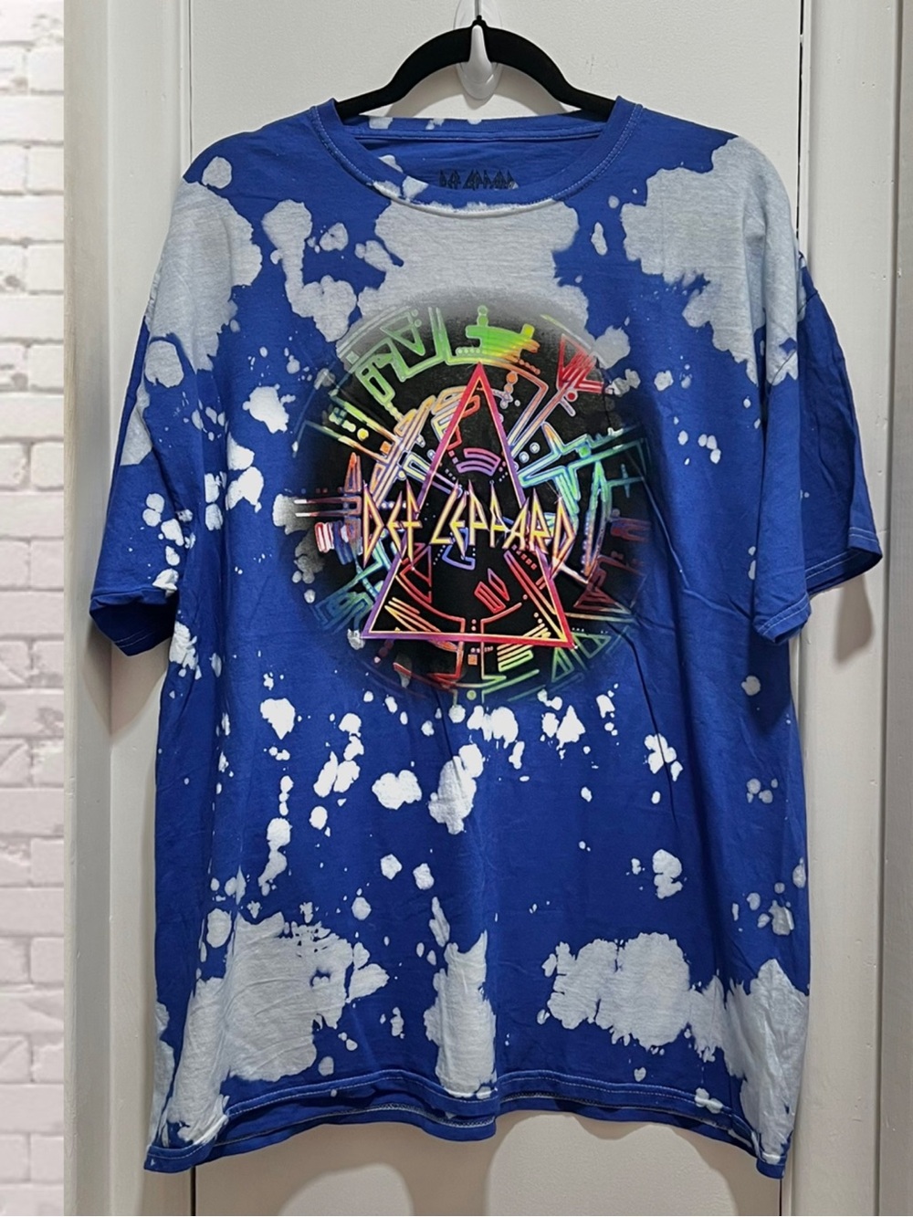 Def Leppard Hysteria Neon Band Tee